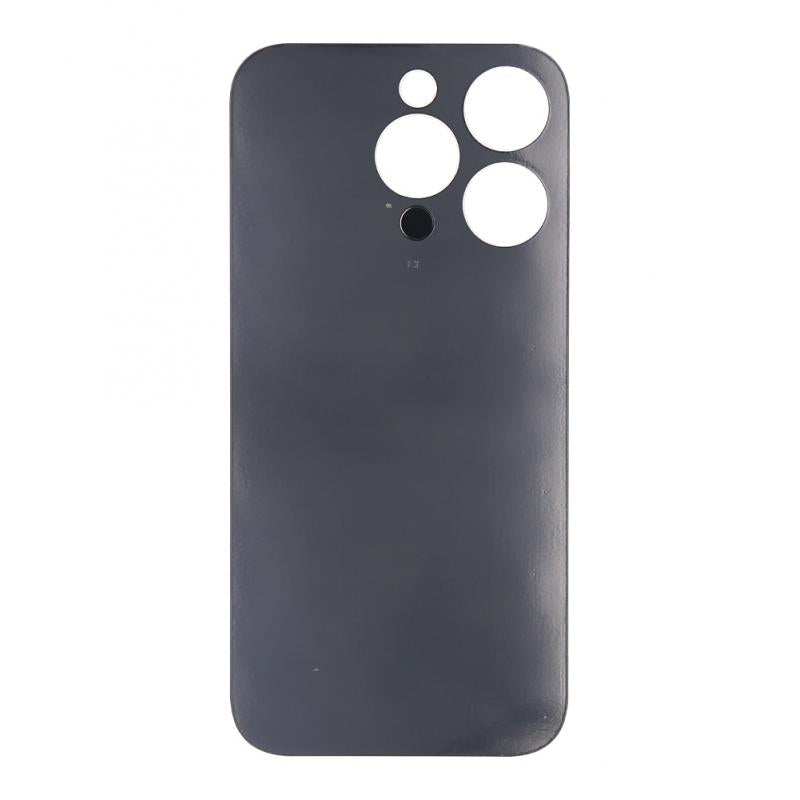 For Apple iPhone 14 Pro Back Glass Without NFC, Enlarged Camera Frame Deep Purple Compatible