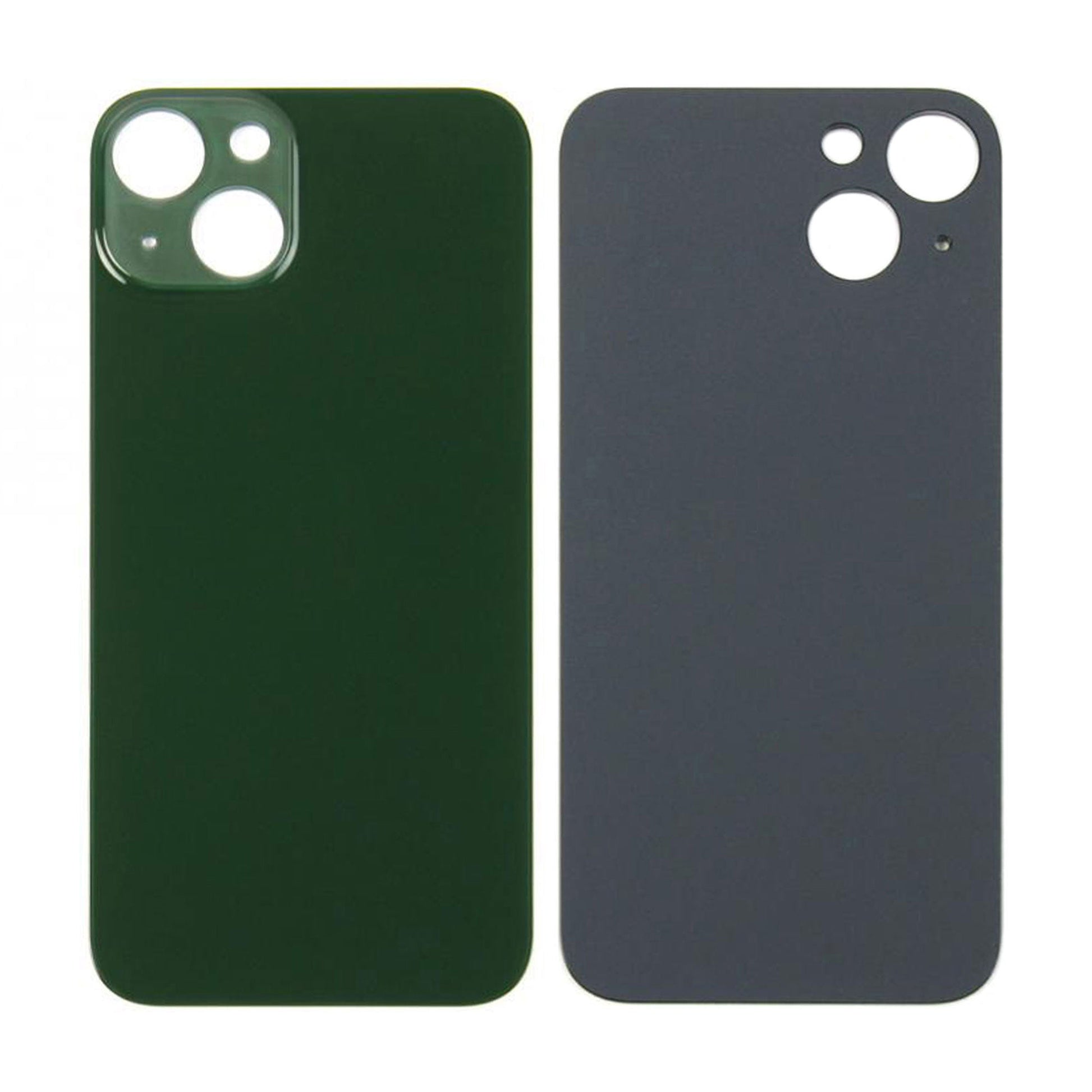 For Apple iPhone 13 Back Glass, Enlarged Camera Frame Green Compatible