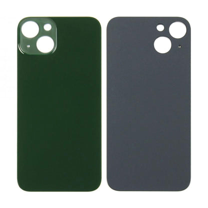 For Apple iPhone 13 Back Glass, Enlarged Camera Frame Green Compatible