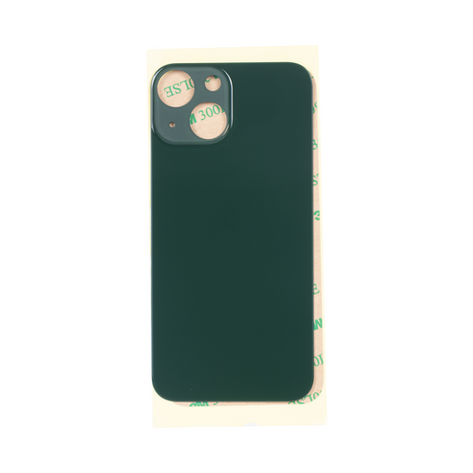 For Apple iPhone 13 Mini Back Glass, Enlarged Camera Frame Green Compatible
