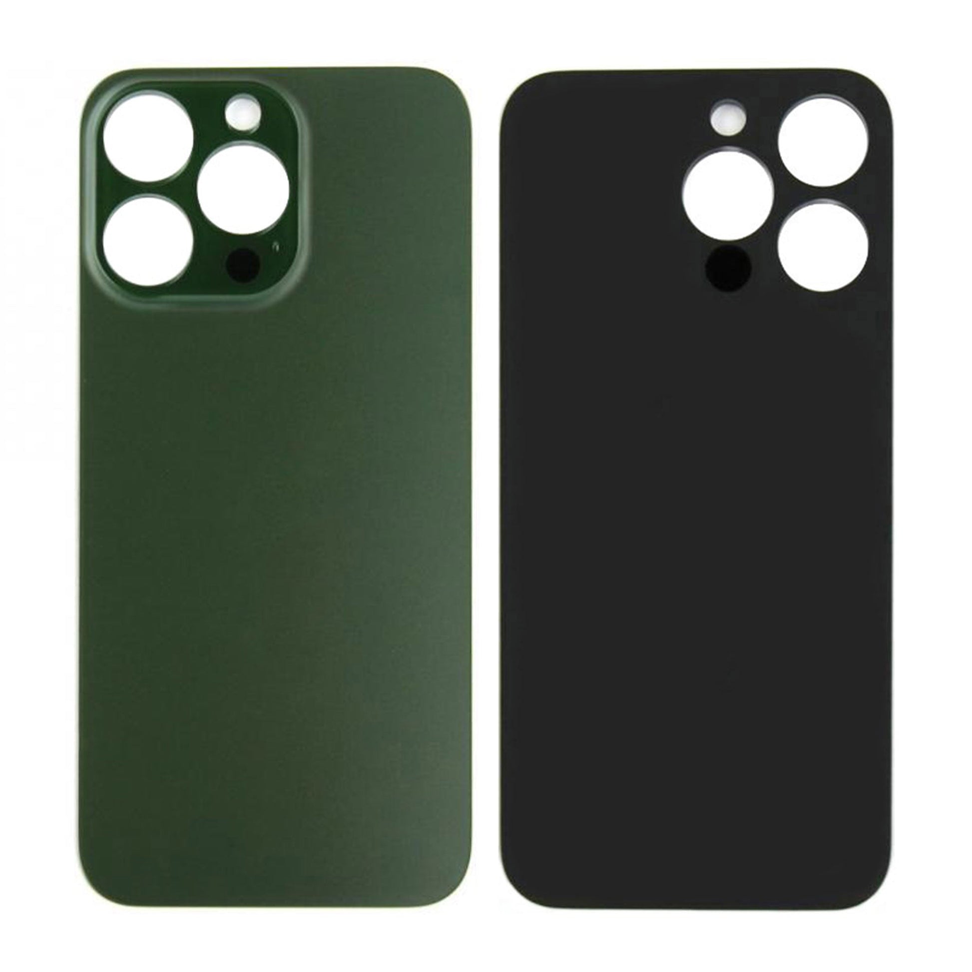 For Apple iPhone 13 Pro Back Glass, Enlarged Camera Frame Green Compatible