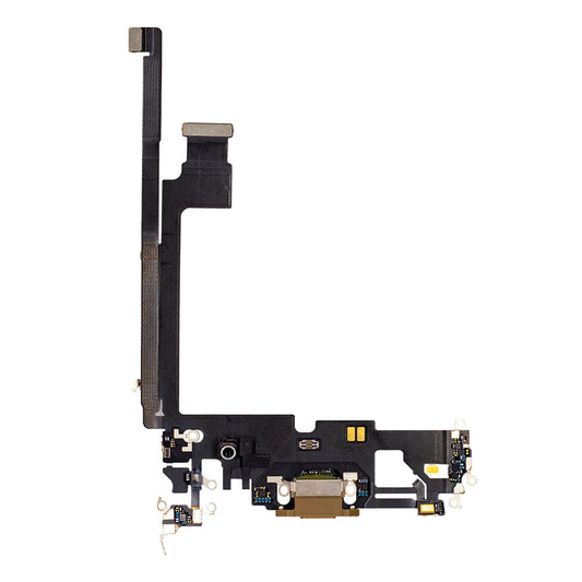 For Apple IPhone 12 Pro Max System Charging Flex Gold Pulled
