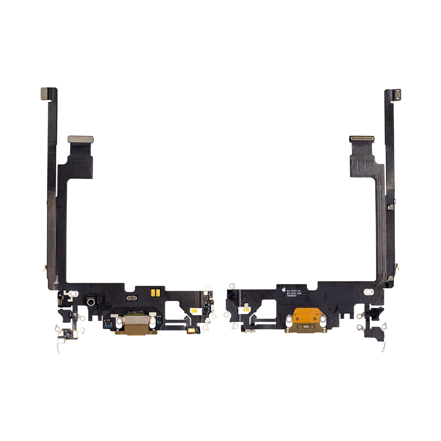 For Apple IPhone 12 Pro Max System Charging Flex Gold Pulled
