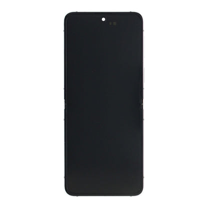 Samsung Galaxy Z Flip3 F711B Main Display And Digitizer With Frame Bespoke Silver Service Pack