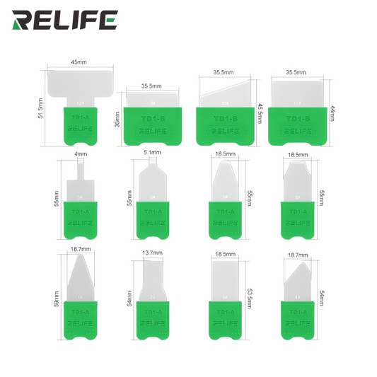 RELIFE TD1 Pro Disassembly Blade Set (12pcs)