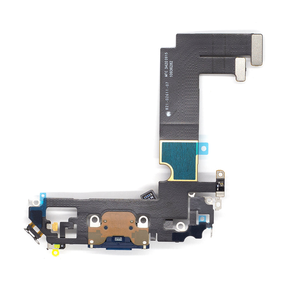For Apple iPhone 12 Mini System Charging Flex Blue Pulled