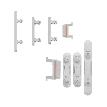 For Apple iPhone XR Side Button Set White OEM (4pcs）