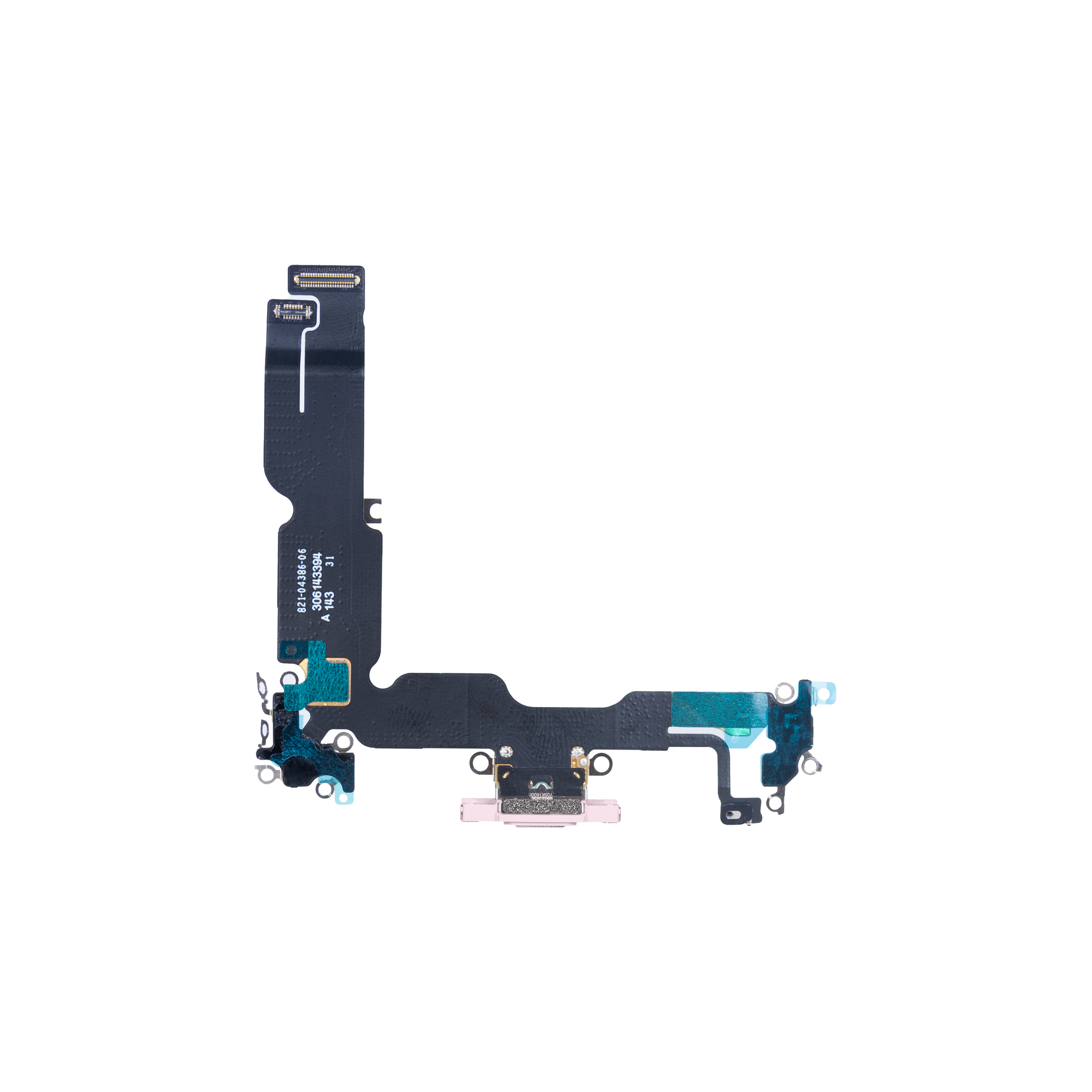 For Apple iPhone 15 Plus System Charging Flex Pink Pulled