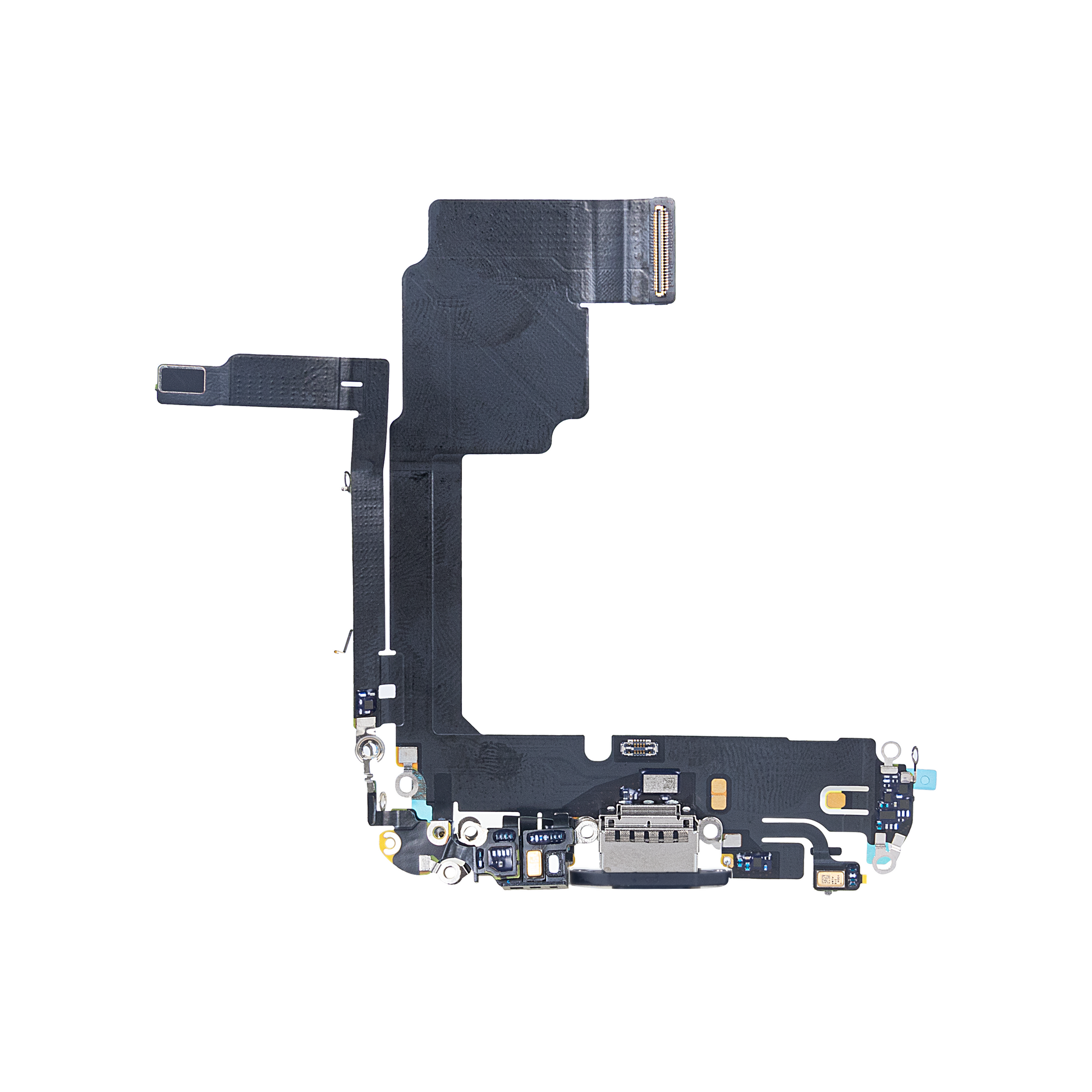 For Apple iPhone 15 Pro Max System Charging Flex Blue Titanium Pulled