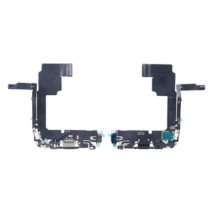 For Apple iPhone 15 Pro Max System Charging Flex Blue Titanium Pulled