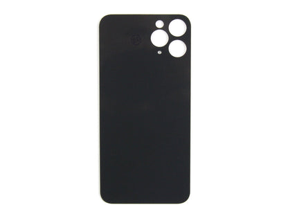For Apple iPhone 11 Pro Back Glass, Enlarged Camera Frame Silver Compatible