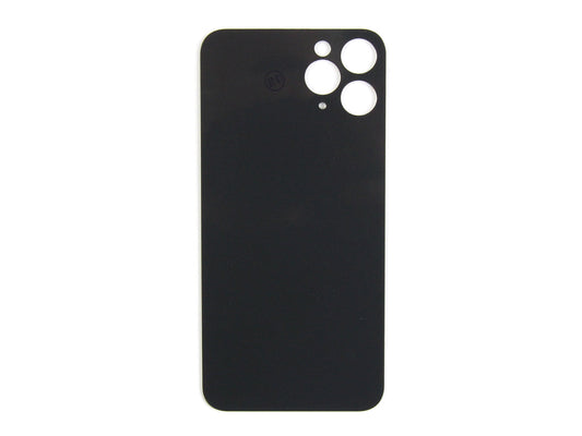 For Apple iPhone 11 Pro Back Glass, Enlarged Camera Frame Silver Compatible