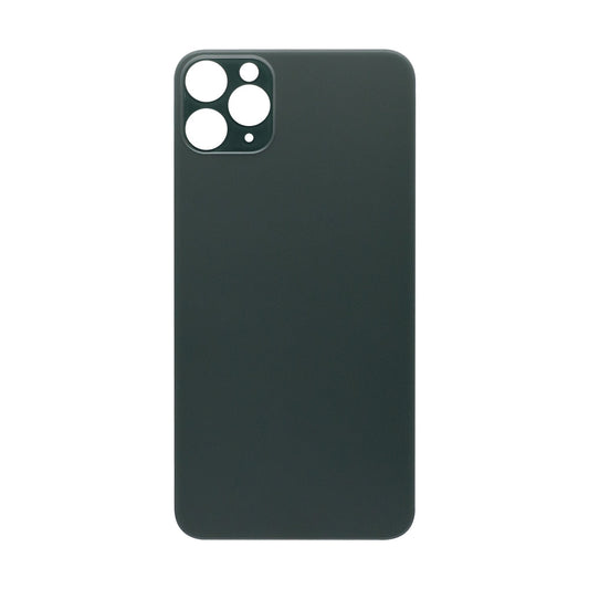 For Apple iPhone 11 Pro Max Back Glass, Enlarged Camera Frame Green Compatible