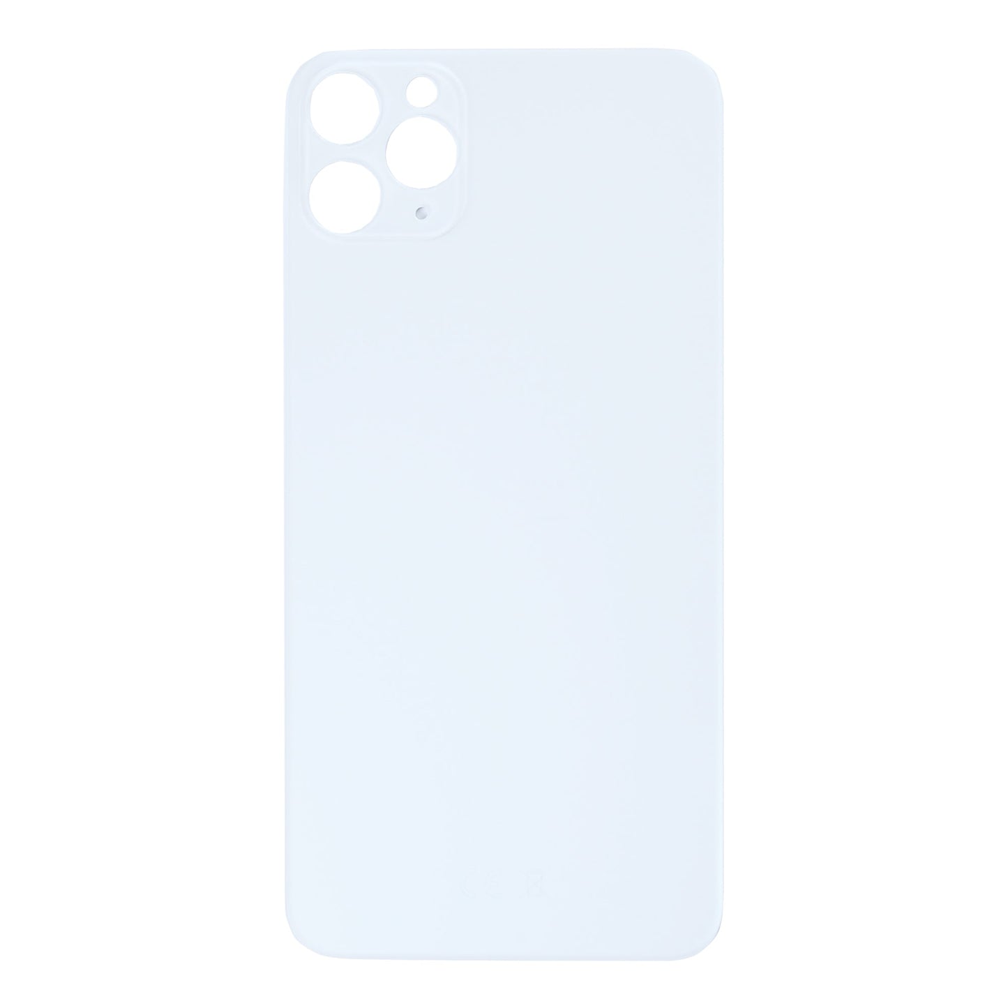 For Apple iPhone 11 Pro Max Back Glass, Enlarged Camera Frame Silver Compatible