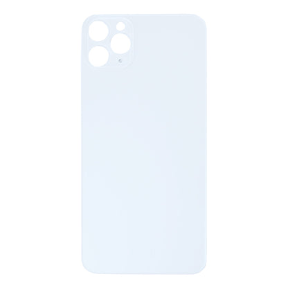 For Apple iPhone 11 Pro Max Back Glass, Enlarged Camera Frame Silver Compatible