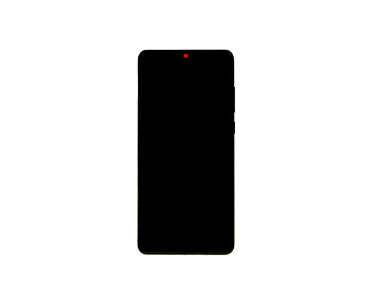 Huawei P30 New Version Display And Digitizer With Frame Black Service Pack
