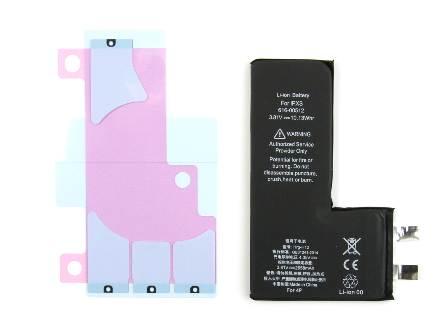 For Apple iPhone XS Battery (Spot Welding Required) No BMS/IC OEM