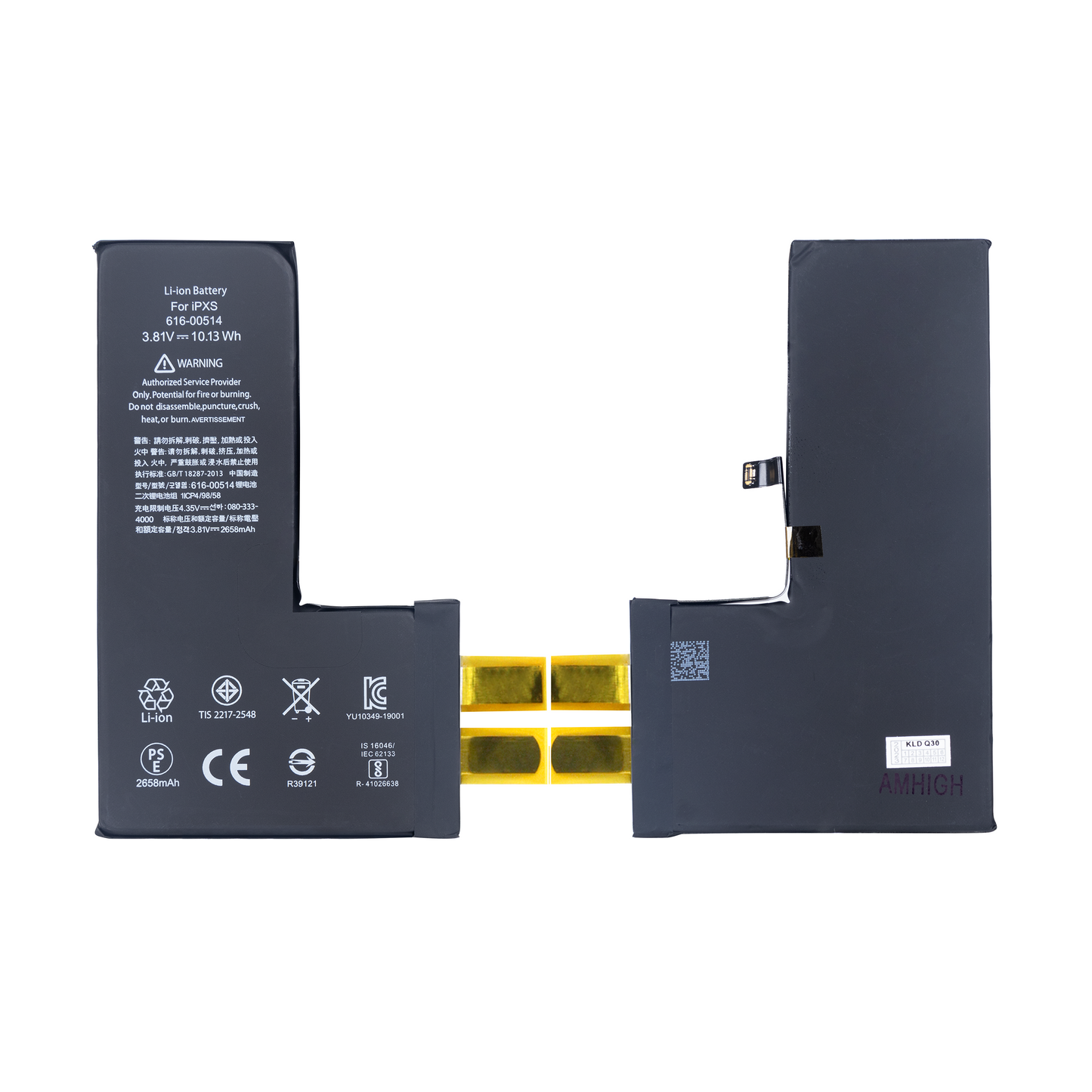 For Apple iPhone XS Battery (Spot Welding Required) No BMS/IC OEM