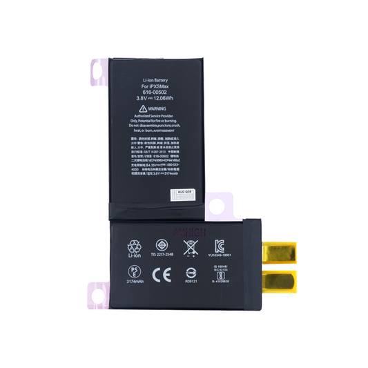 For Apple iPhone XS Max Battery (Spot Welding Required) No BMS/IC OEM