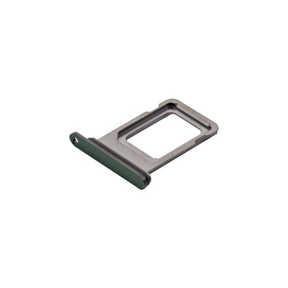 For Apple iPhone  11 Pro Sim Card Holder Matte Midnight Green Pulled