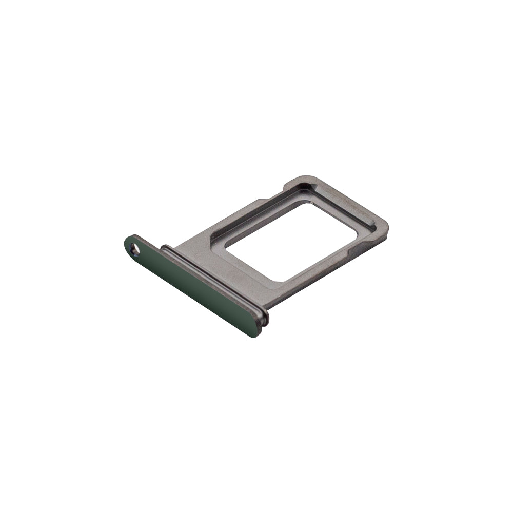 For Apple iPhone  11 Pro Max Sim Card Holder Matte Midnight Green Pulled