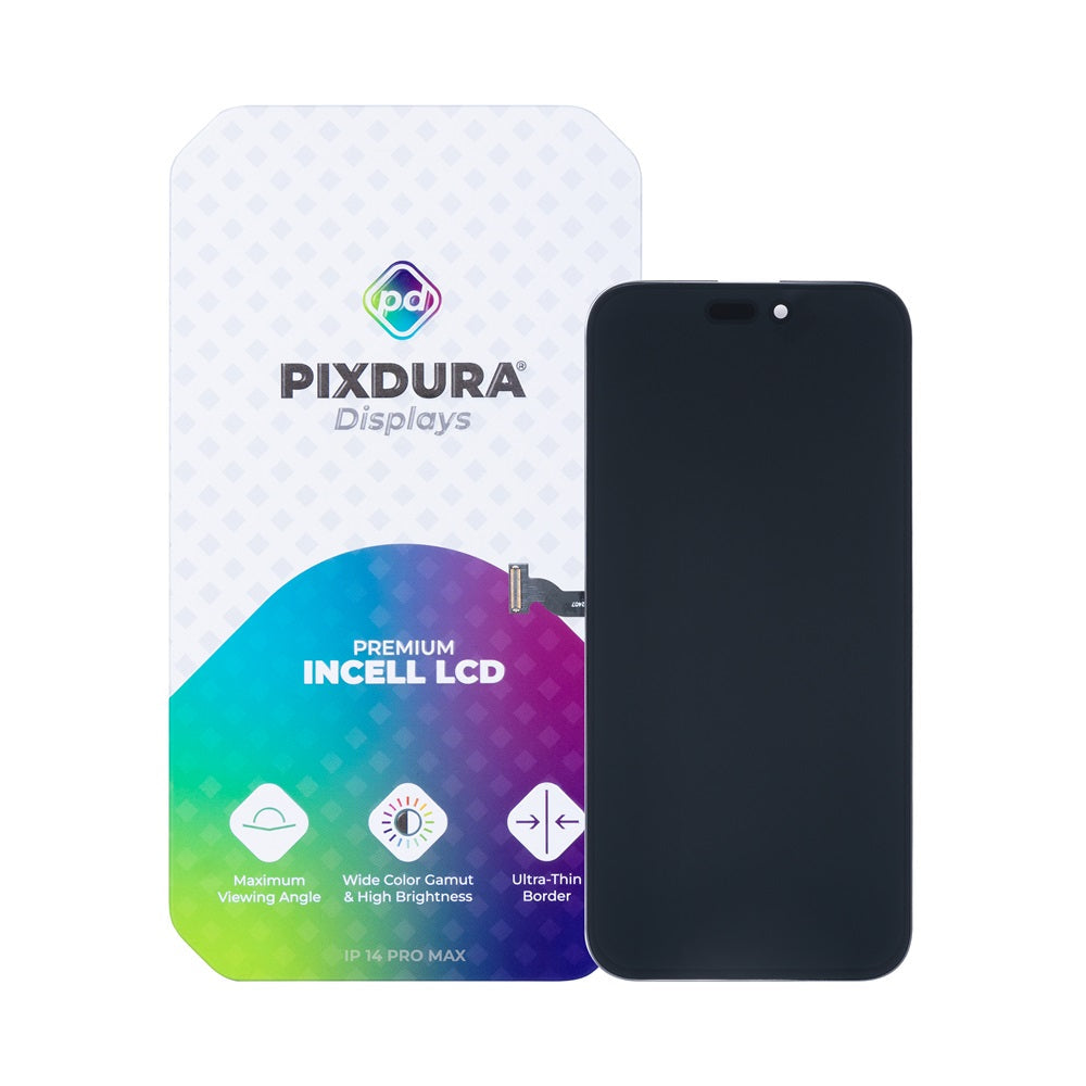 PIXDURA For Apple iPhone 14 Pro Max Display And Digitizer In-Cell Premium (IC Removable) (120Hz)