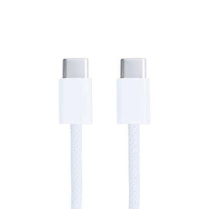 Apple iPhone 15, 16, 17 Series MW493ZM/A USB-C Charge Woven Cable 100cm White Original Retail Box