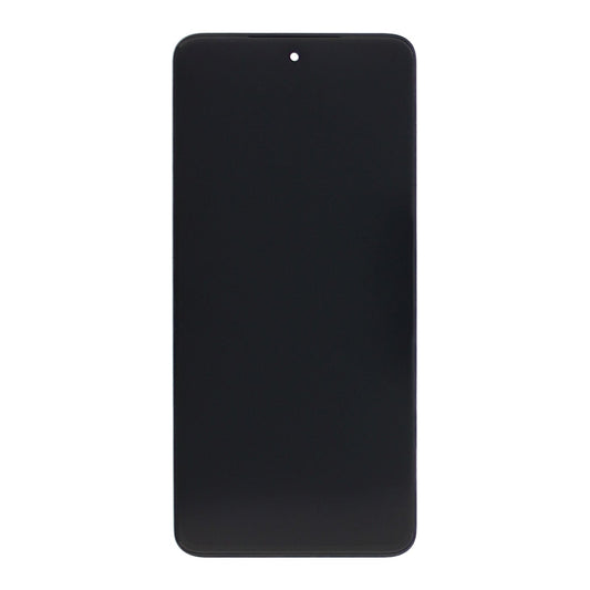 Motorola G84 5G Display And Digitizer With Frame Black Service Pack