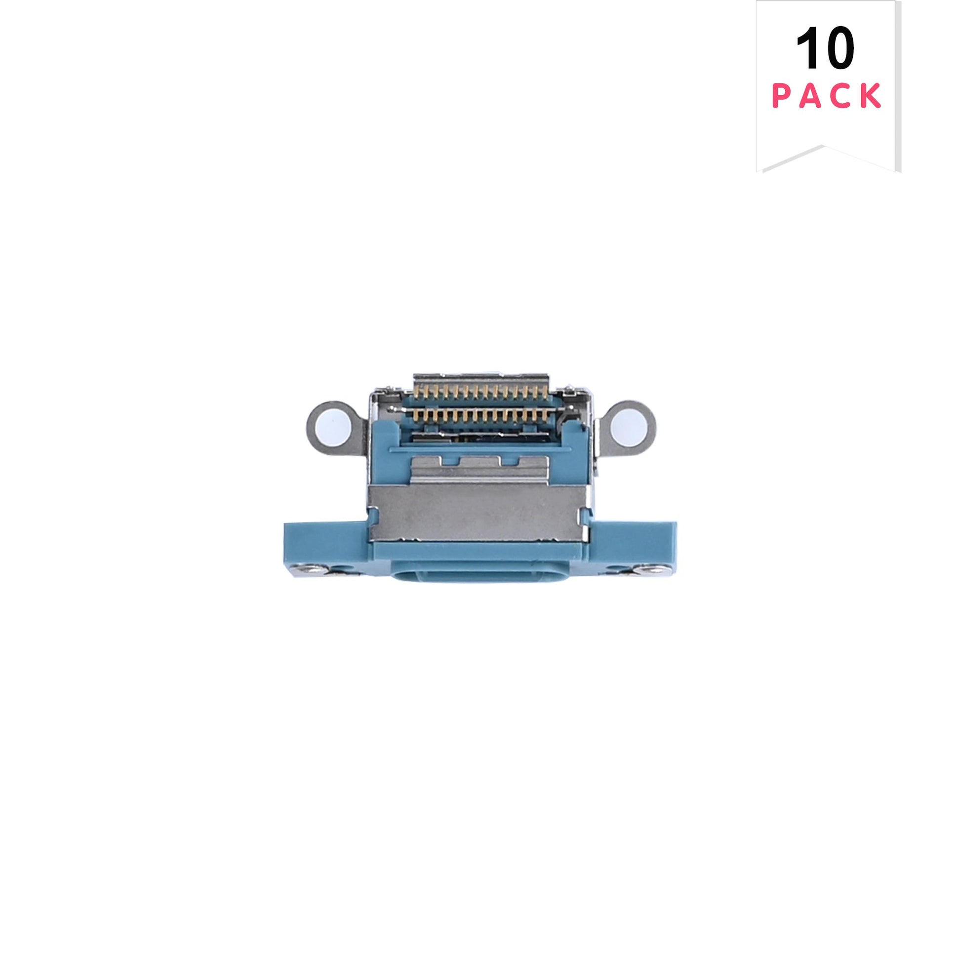 For Apple iPhone 16, 16 Plus System Charging Port Teal (10pcs)