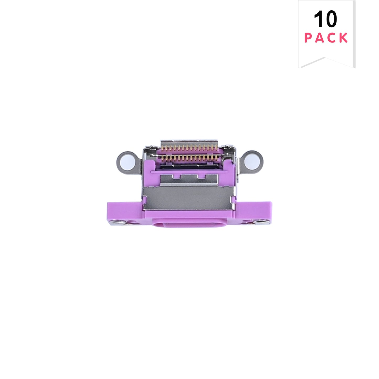 For Apple iPhone 16, 16 Plus System Charging Port Pink (10pcs)