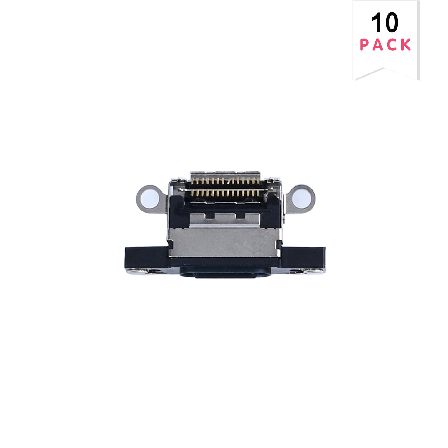 For Apple iPhone 16, 16 Plus System Charging Port Black (10pcs)