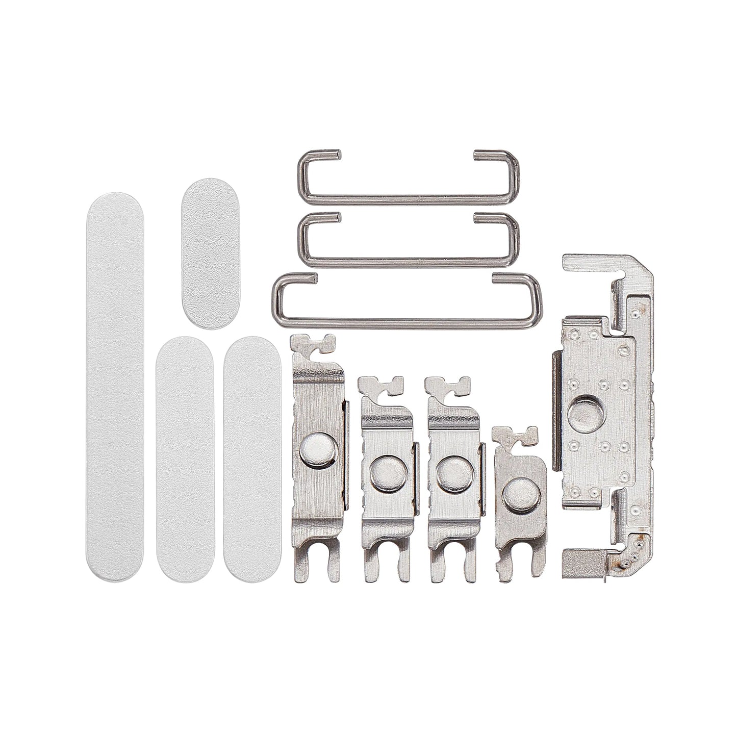 For Apple iPhone 16, 16 Plus Side Button Set White Compatible (4pcs）