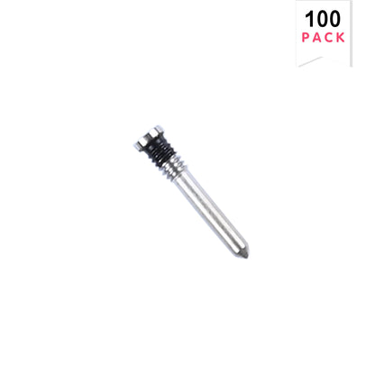 For iPhone 16, 16 Plus, 16 Pro, 16 Pro Max Bottom Screws Silver (100-Pack)
