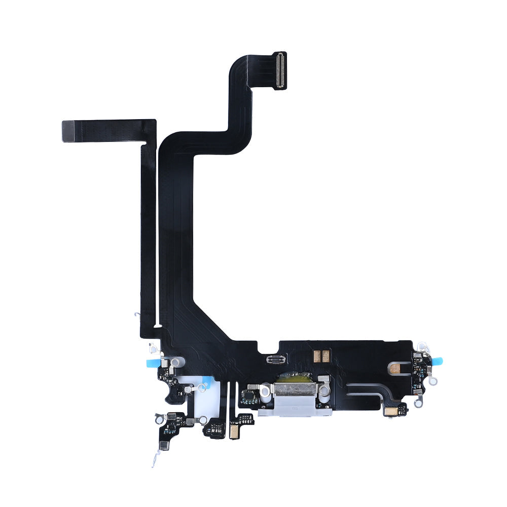 For Apple iPhone 14 Pro Max System Charging Flex Silver Compatible