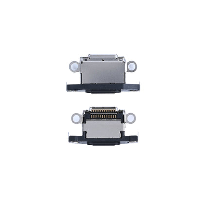 For Apple iPhone 15 Pro, 15 Pro Max System Charging Port Black Titanium Compatible (10pcs)