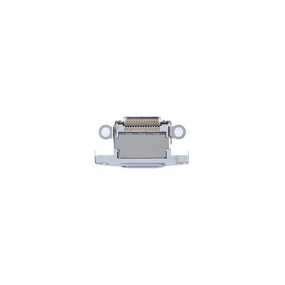 For Apple iPhone 15 Pro, 15 Pro Max System Charging Port White Titanium Compatible (10pcs)