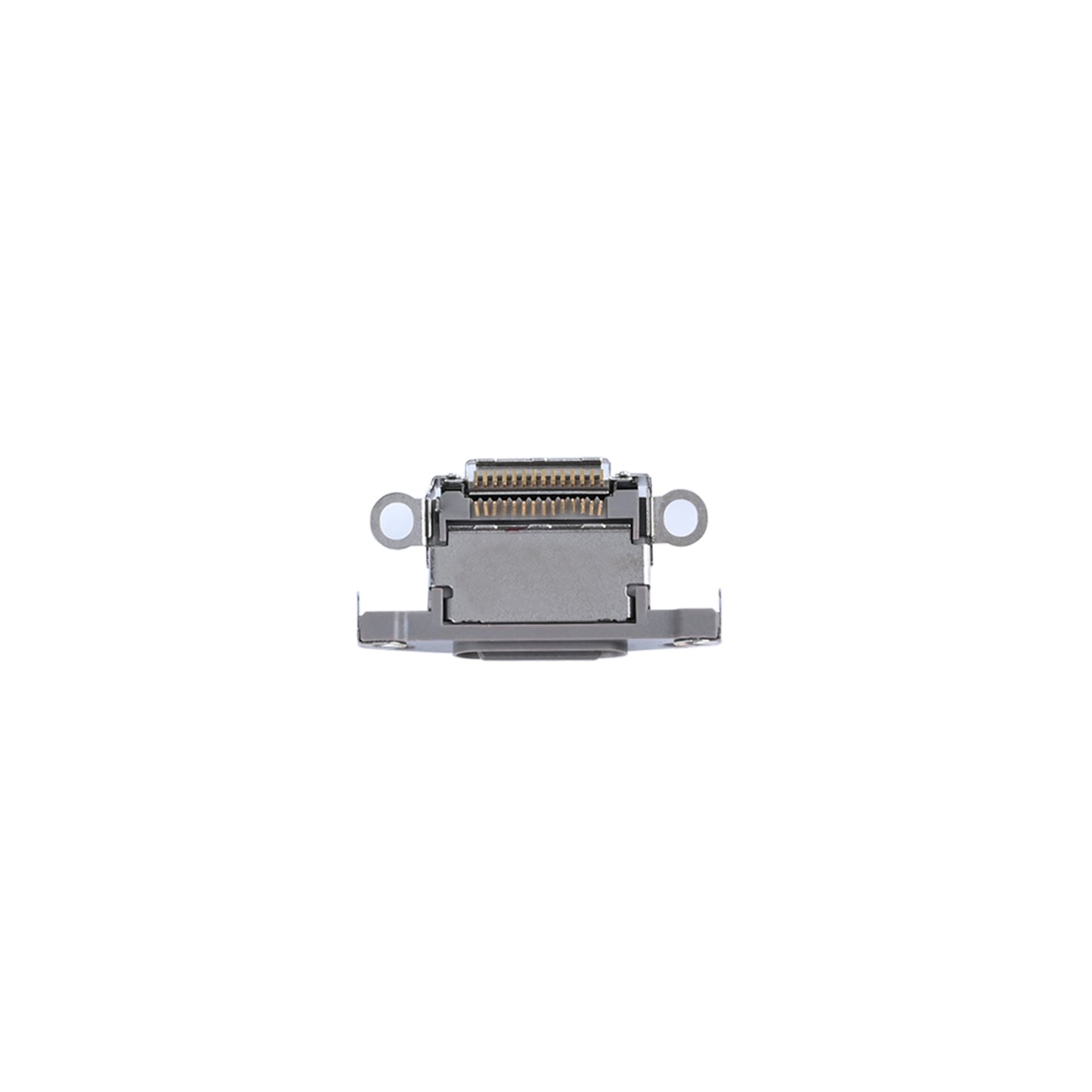For Apple iPhone 15 Pro, 15 Pro Max System Charging Port Natural Titanium Compatible (10pcs)