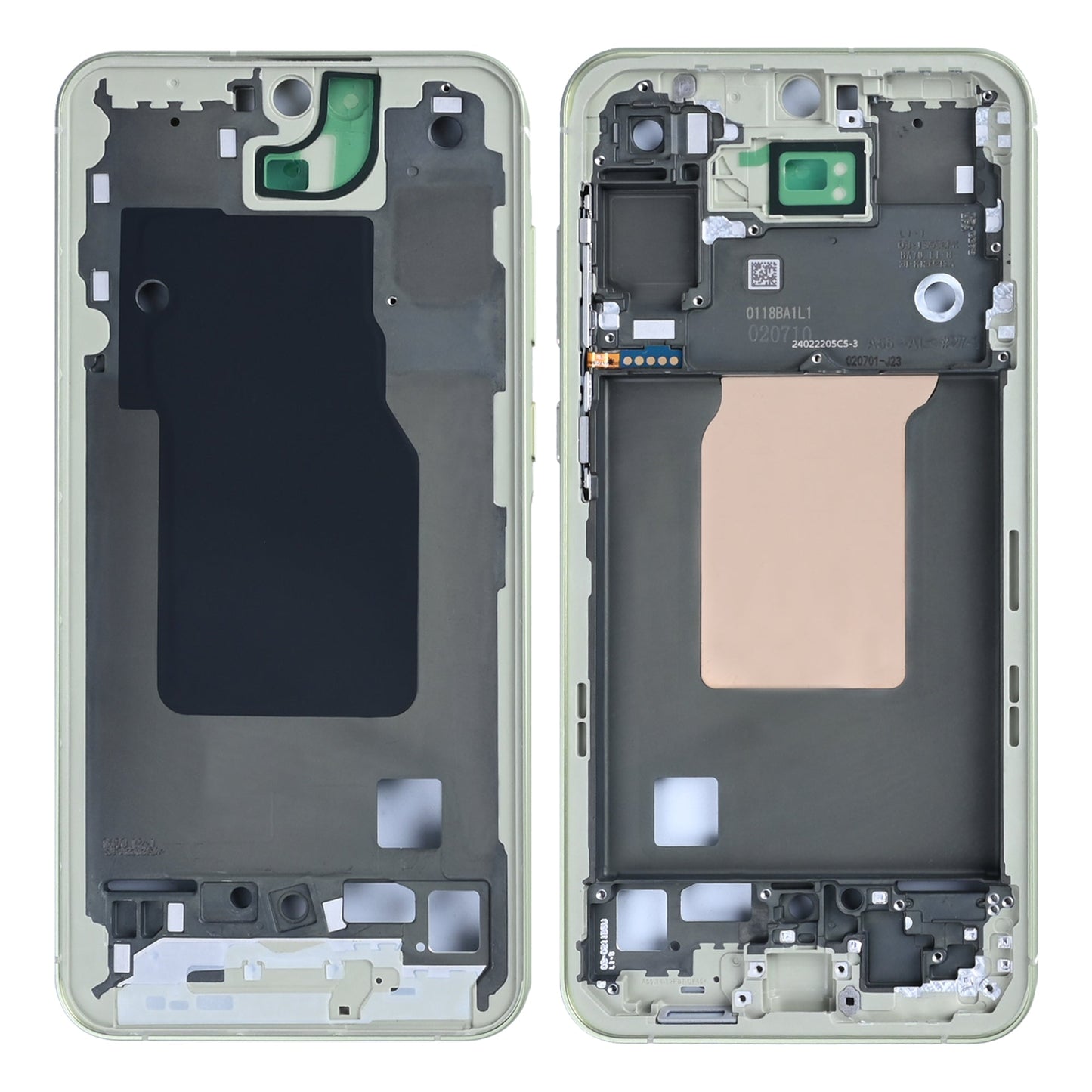 Samsung Galaxy A55 5G A556B Middle Frame Lemon Yellow OEM