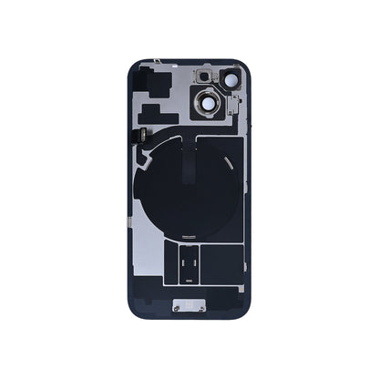 For Apple iPhone 15 Back Glass With NFC, Enlarged Camera Frame Green Pulled