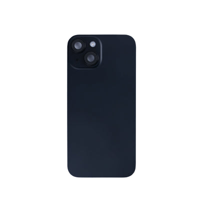 For Apple iPhone 15 Back Glass With NFC, Enlarged Camera Frame Black Pulled