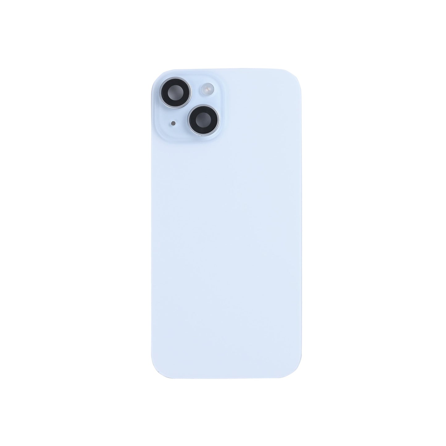 For Apple iPhone 15 Back Glass With NFC, Enlarged Camera Frame Blue Pulled