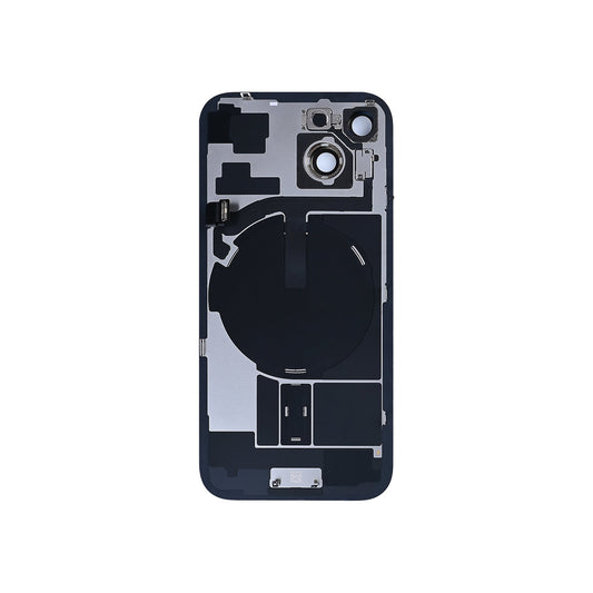 For Apple iPhone 15 Back Glass With NFC, Enlarged Camera Frame Pink Pulled