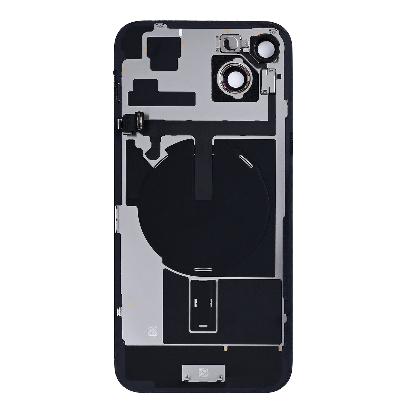 For Apple iPhone 15 Back Glass With NFC, Enlarged Camera Frame Yellow Pulled