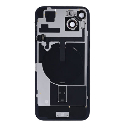 For Apple iPhone 15 Back Glass With NFC, Enlarged Camera Frame Yellow Pulled