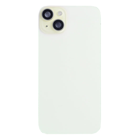 For Apple iPhone 15 Plus Back Glass With NFC, Enlarged Camera Frame Yellow Pulled