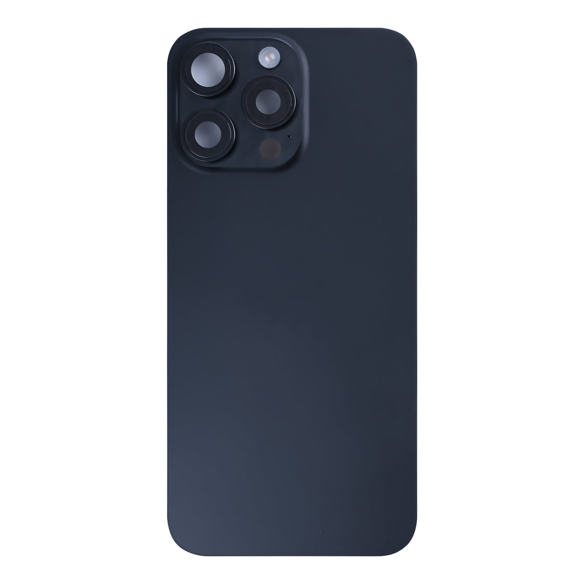 For Apple iPhone 15 Pro Max Back Glass With NFC, Enlarged Camera Frame Black Titanium Pulled