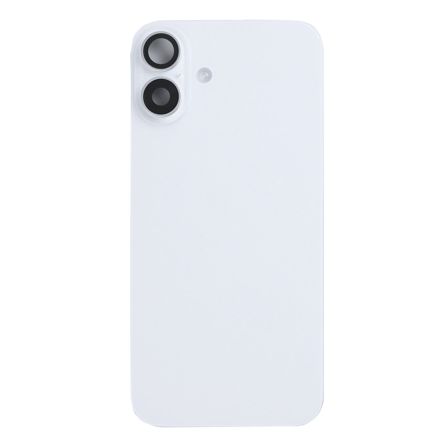 For Apple iPhone 16 Plus Back Glass With NFC, Enlarged Camera Frame White Pulled