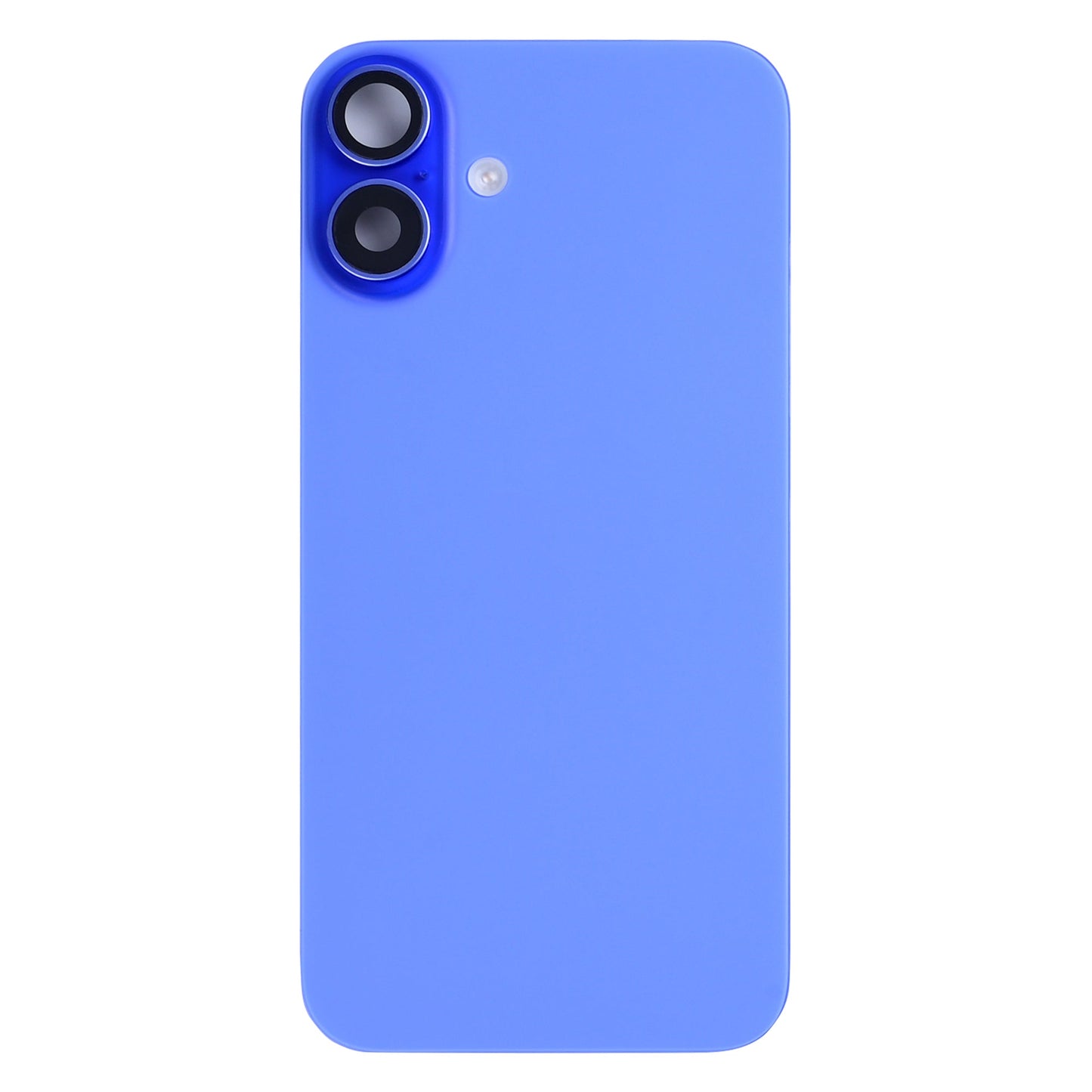 For Apple iPhone 16 Plus Back Glass With NFC, Enlarged Camera Frame Ultramarine Pulled