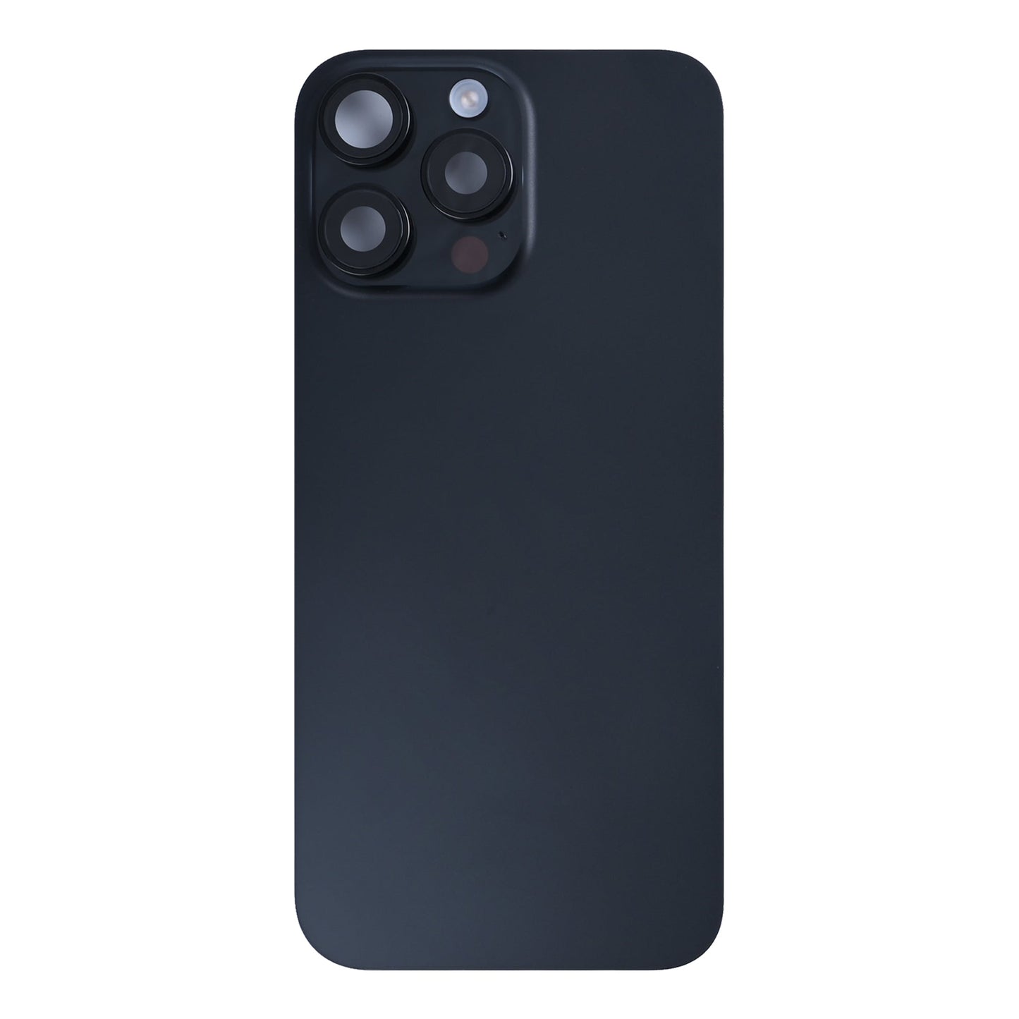 For Apple iPhone 16 Pro Back Glass With NFC, Enlarged Camera Frame Black Titanium Pulled