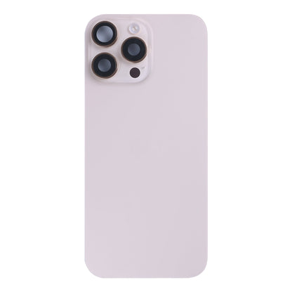 For Apple iPhone 16 Pro Back Glass With NFC, Enlarged Camera Frame Natural Titanium Pulled